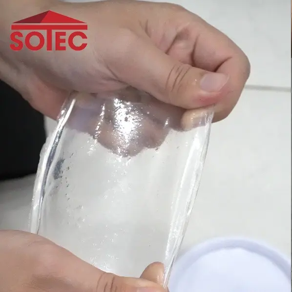 Keo Trong Suốt SOTEC - POXY (5 Lít/Kg) Chống Thấm Sàn Nhà Vệ Sinh, Sàn Nhà Tắm, Gạch Men, Gạch Đỏ, Bề Mặt Gỗ, Sành Sứ, Đá Tự Nhiên. 3