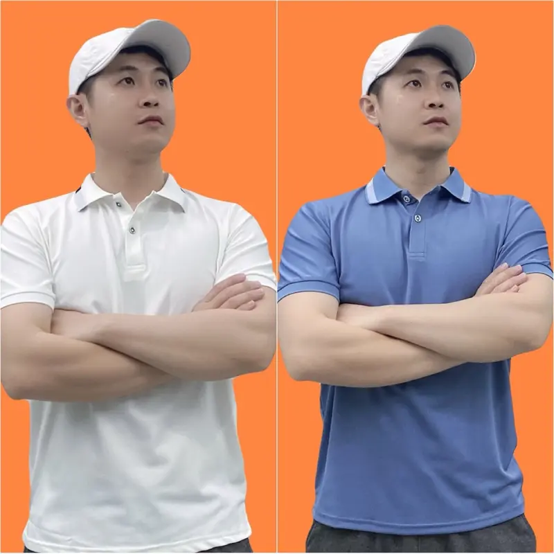 Áo Polo cộc tay Nam cao cấp vải cotton cá sấu thoáng mát, thấm hút mồ hôi (PoloGOATor) áo thun, áo cộc tay có cổ bẻ. Ngắn Tay Menswear Shirt 1