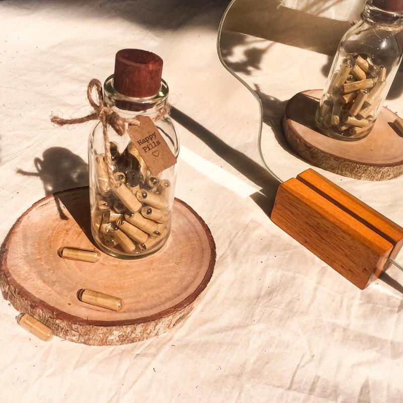 Happy pills/Botol DIY/Wish in bottle/Kado unik/Surat kapsul/Capsule letter 0