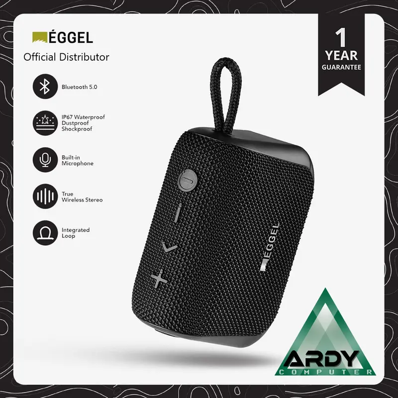 Eggel Fit 3 Waterproof Portable Bluetooth Speaker 0