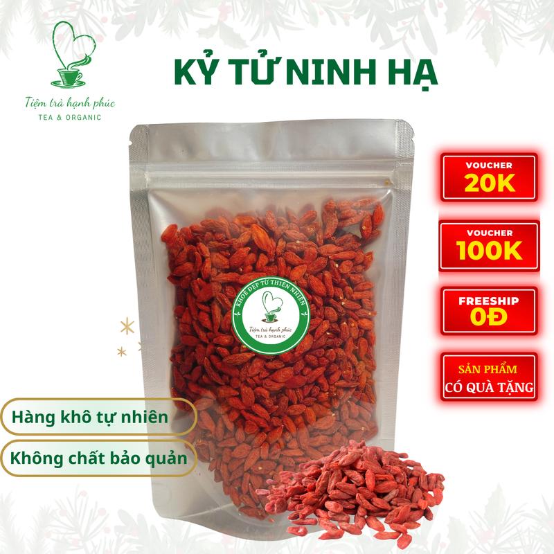 Kỷ Tử Mộc Ninh Hạ Organic - Loại 1 - Đóng túi zip - Có hút ẩm Food Thức Ăn