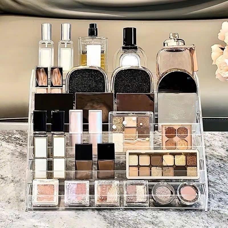 Hộp đựng phấn mắt bảng màu trang điểm tủ để bàn ký túc xá kệ acrylic mỹ phẩm giá đựng son môi Kitchen Nhà Bếp khay đựng khay đựng