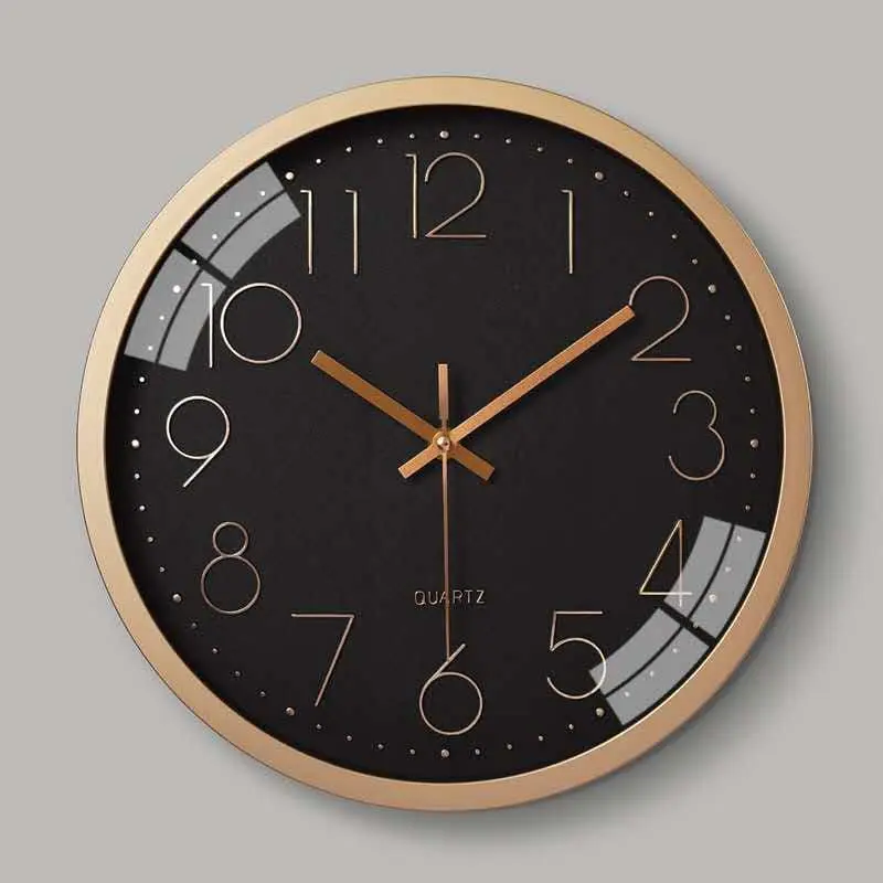 Jam Dinding Minimalis Rosegold 01