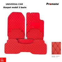 Gambar Karpet Universal 7D XPANDER NEW 3 Baris Promate Leather Carmat Bahan Kulit Garansi - Red Magma - Maroon dari bohlamhid Kota Tangerang 1 Tokopedia