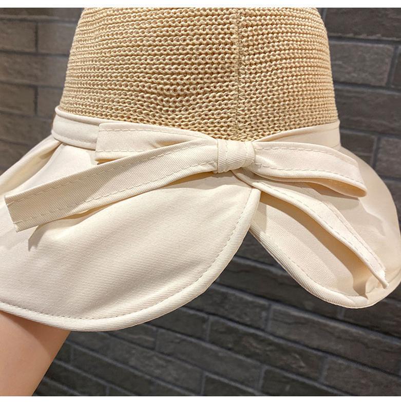Product Introduction of Big Brim Cover Face Fisherman Hat Female Summer Sun Hat Korean Style Versatile Outdoor Travel Sun Hat 3