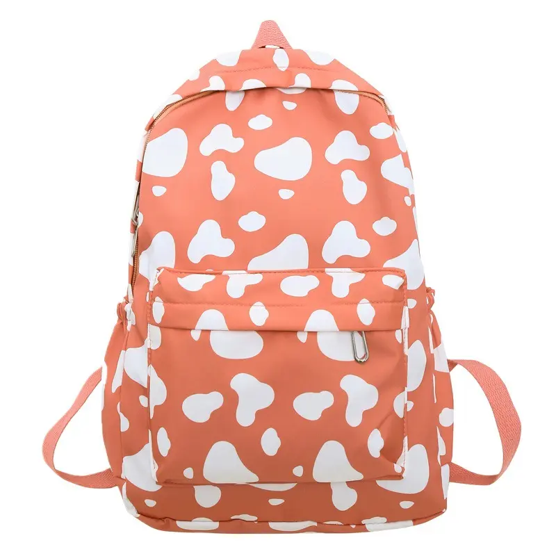 Ins New Large Capacity Backpack for Female Middle School Students, Girls' Double Shoulder Bag, Casual Travel Korean Style Handheld Laptop Backpack