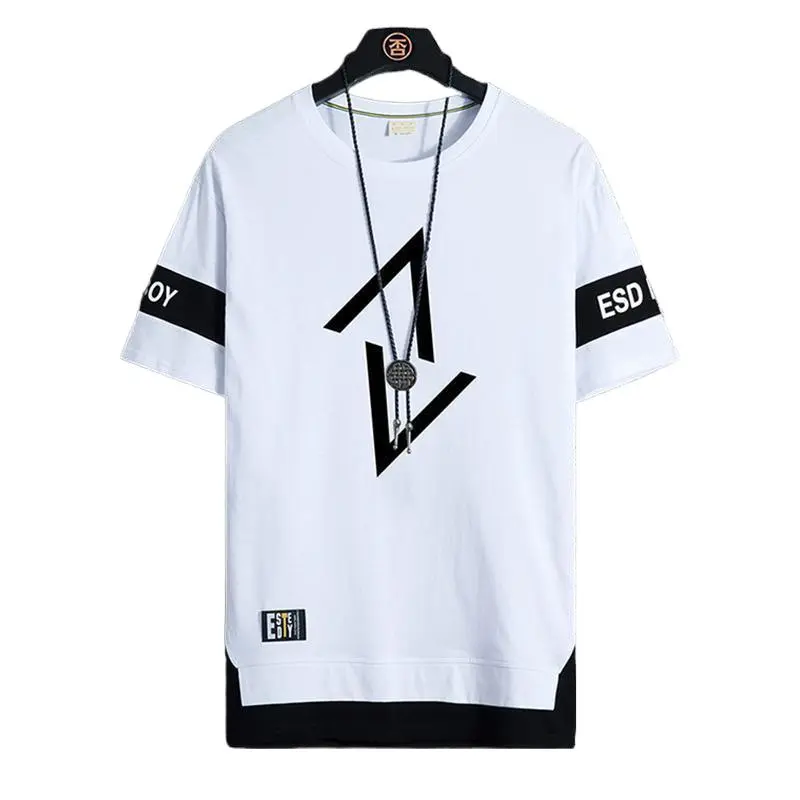 Plus size Clothes short sleeve tshirt Men Tops Oversized Korean style Blouse 2022 CNY new year baju lelaki