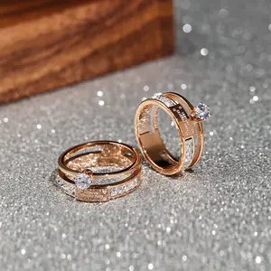 Cincin Wanita Style Korean Terlaris/Cincin Titanium Wanita Anti Karat
