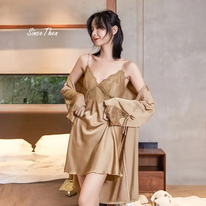 Áo choàng nữ cao cấp mặc nhà cho cặp đôi - D0006VD Top Đầm 7