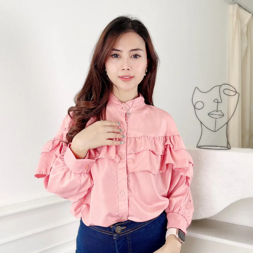 Geya Oversize Blouse Wanita | Blouse wanita kekinian