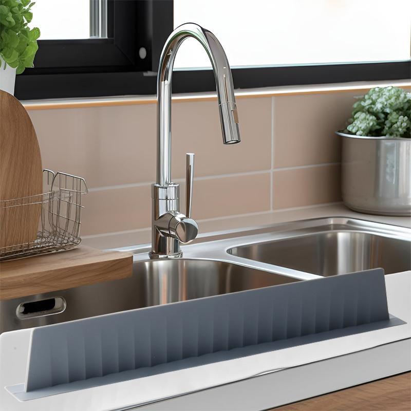 Sink Splash Guard Silicon Wash Dishes Anti-Splash Partition Anti Splash Partition Board Silicone