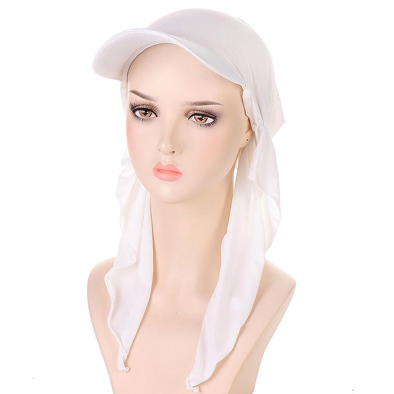 Product Introduction of Women's Cap Solid Color Headscarf Muslim Multicolor Hijab Baseball Cap Classic Turban Hat Fashion Women Outdoor Islamic Instant Hijabs Caps Sun Hats 14