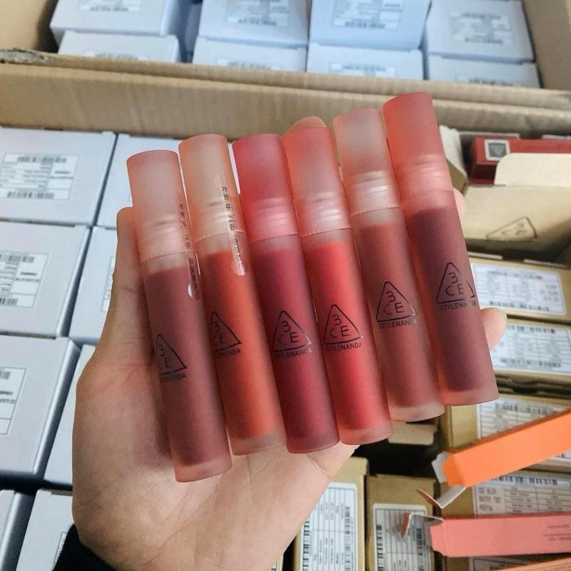 Son 3CE Blur Water Tint Không Dính Ly Cốc Khẩu Trang Cosmetic Son Môi Nữ