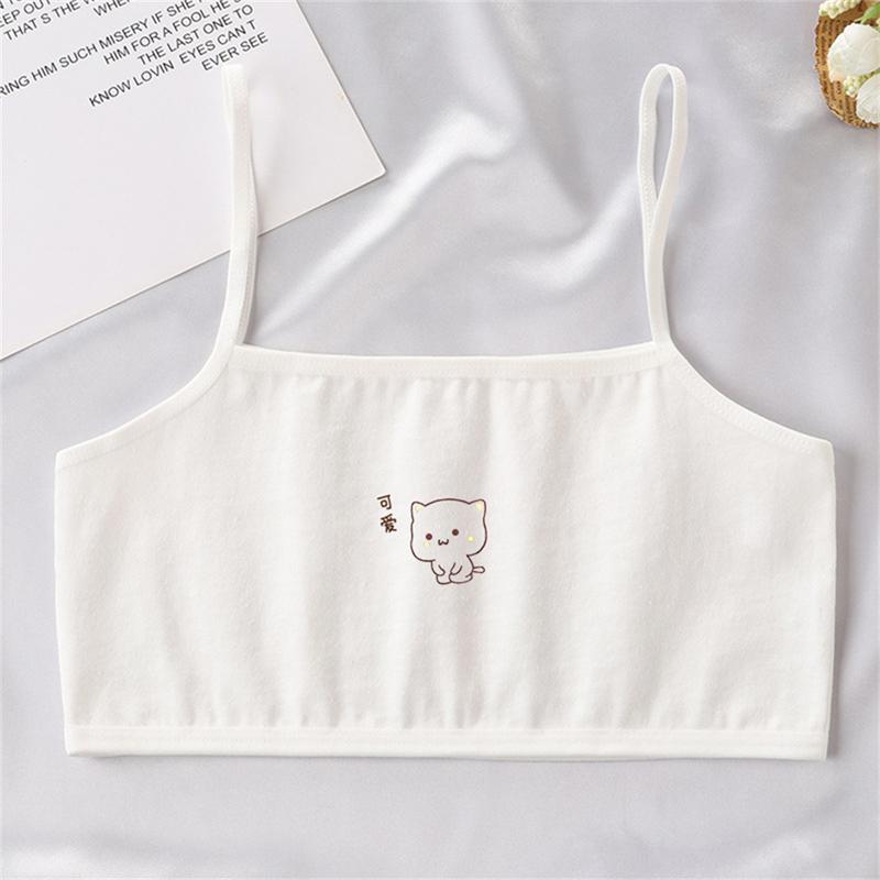 Đồ Lót Bé Gái, Áo Vest Dễ Thương, Thích Hợp Cho Thời Kỳ Phát Triển, Học Sinh Tiểu Học, Áo Ngực Mỏng Mùa Hè, Vải Thân Thiện Với Làn Da，Thích Hợp Cho Trẻ Em 0