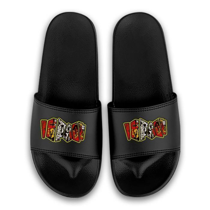 Gambar IMPACTWRHS  SANDAL SLIDE PRIA SLIP ON BLACK  DEVIL - 37 dari IMPT WRHS Kab. Tangerang 5 Tokopedia