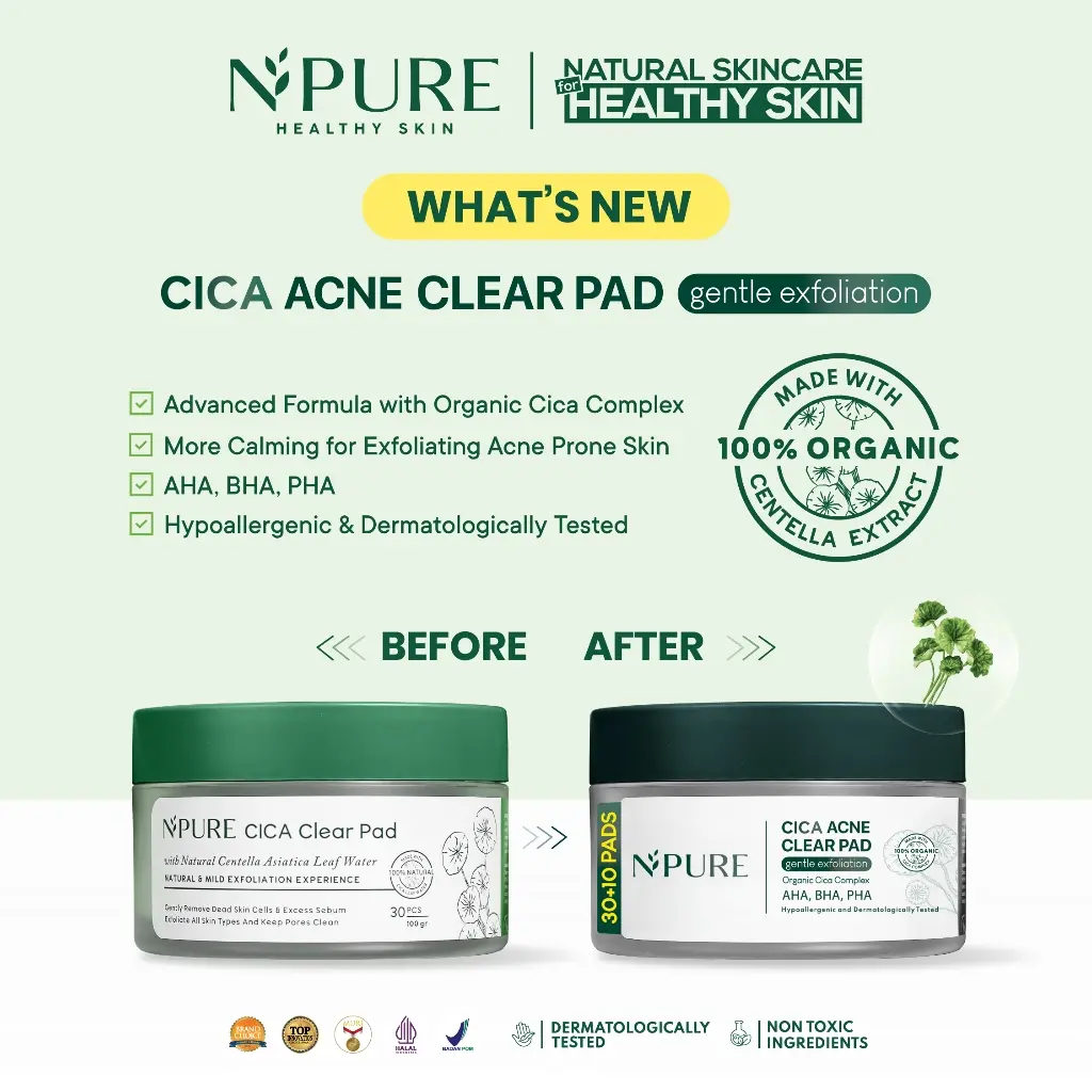 (BPOM) NPURE Cica Clear Pads