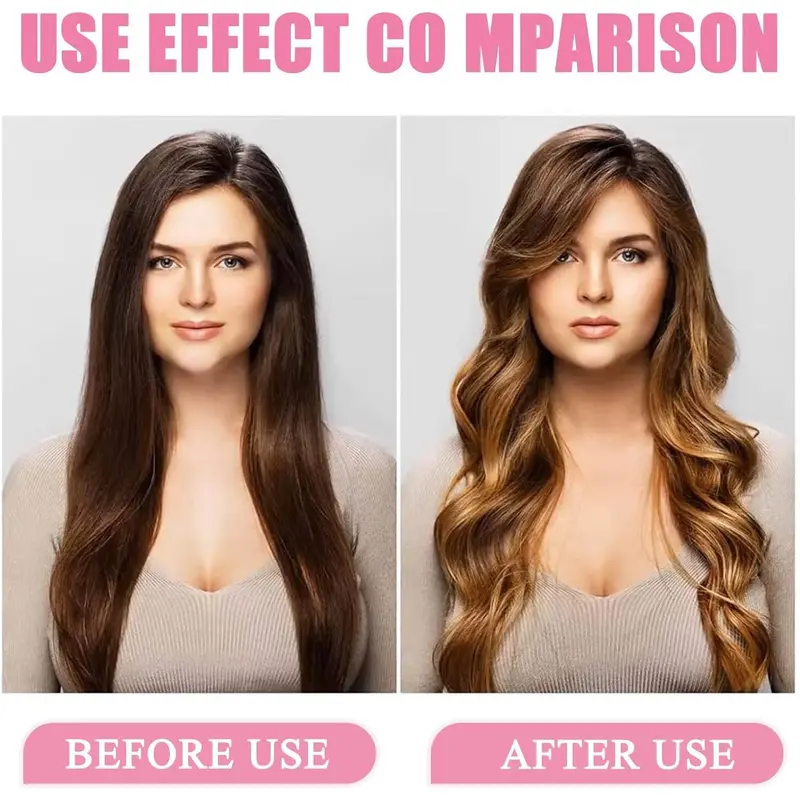 3 Pcs Heatless Blowout Rods, Heatless Curls, Heatless Curling Rod, Overnight Blowout Rods, Blow out Rods - No Heat Curls to Sleep for Curl Rods, Women Long Hair Styling Tools for All Hair, Pink 3