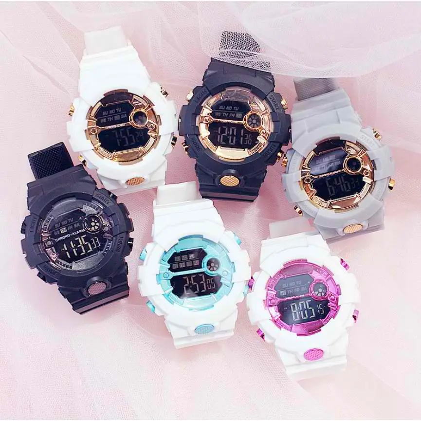 ของแท้ 100% แฟชั่น นาฬิกาข้อมือดิจิตอล กันน้ำ เหมาะสำหรับผู้ชายและผู้หญิง เหมาะสำหรับคู่รัก เหมาะสำหรับเด็ก