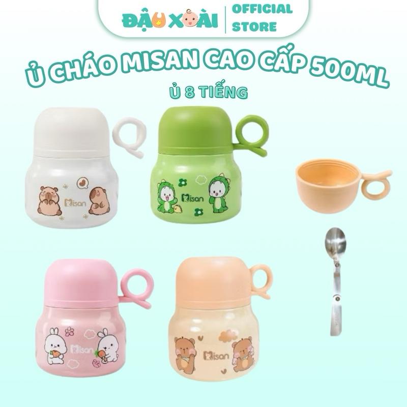Bình ủ cháo giữ nhiệt Misan 500ml ủ cháo lên đến 8 tiếng