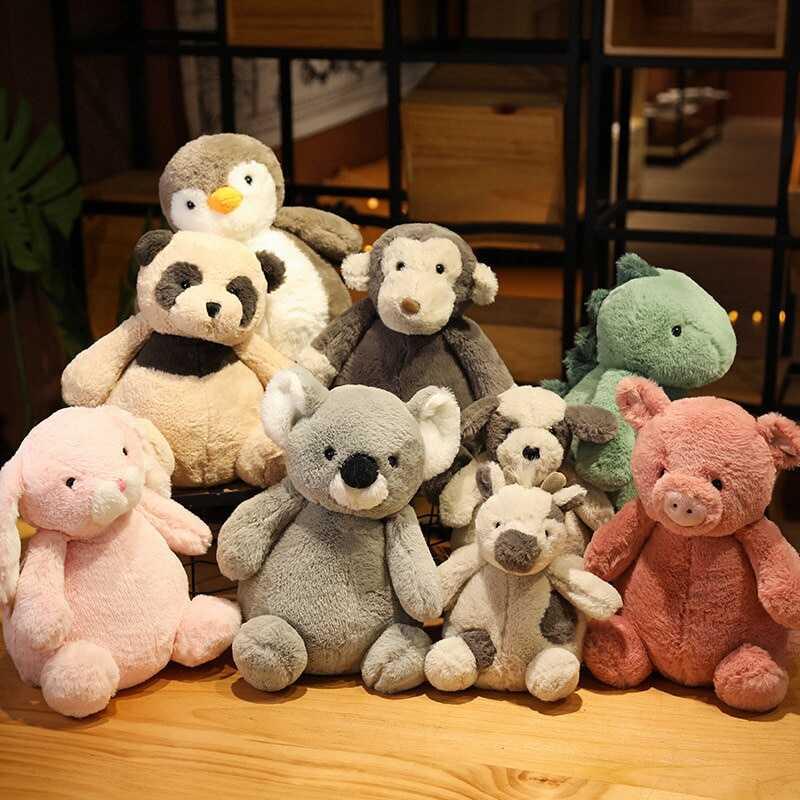 Đồ Chơi Nhồi Bông Hình Động Vật Dễ Thương, Gấu Bông, Chim Cánh Cụt, Khủng Long, Gấu Túi, Thỏ Koala, Búp Bê Thú Nhồi Bông, Gối Thoải Mái, Thích Hợp Cho Bé Gái, Có Kích Thước 25cm Và 35cm 1