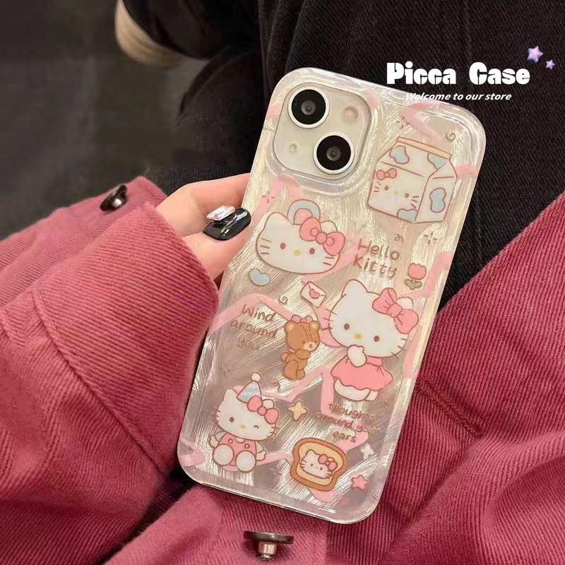 Ốp Lưng Mèo Nơ Hoa Gấu Kitty Đáng Yêu, Tương Thích Với Oppo A17, A16s, A12, A38, A16, A9, A54, A76, A78, A33, A17K, A53, A15, A57, A3s, A5, A5s, A58, A18, A77, A16K, A95, A92, A96, A31, A74, A7, Reno 5F, 6, 4F, 5