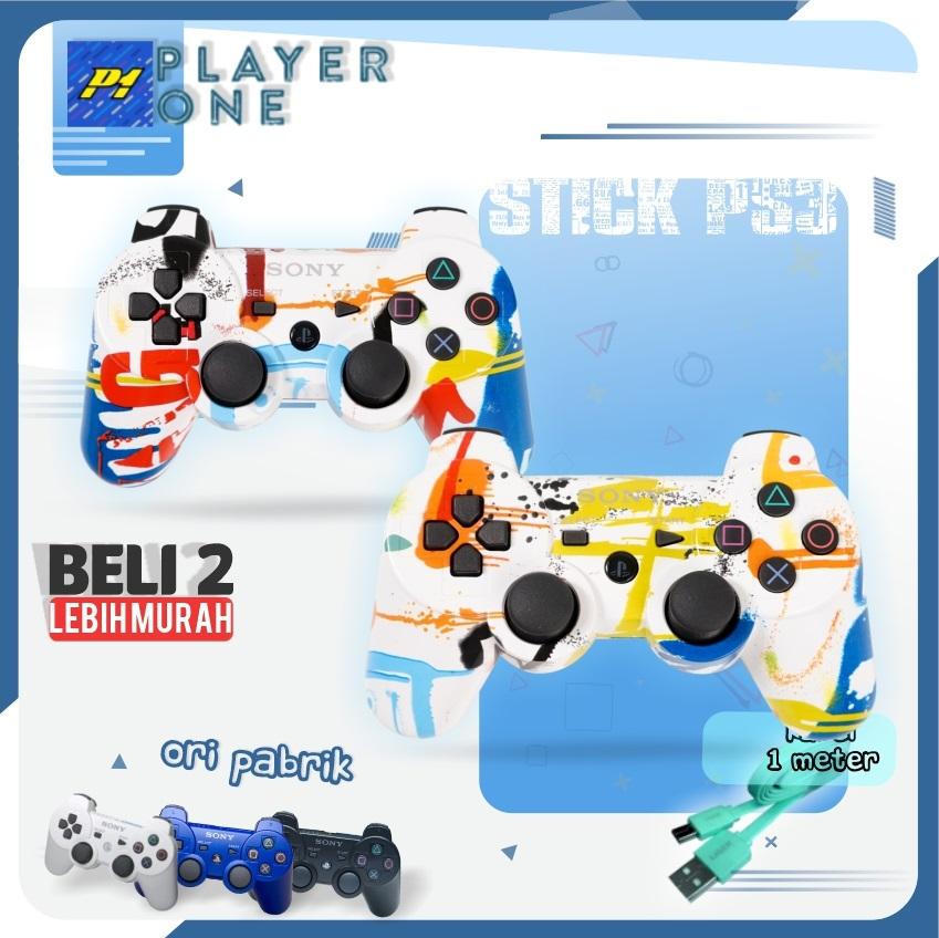 { 2Pcs Hemat } - Stik Stick Playstation 3 PS3 Wireless SONY OP Getar Joystik { 2Pcs Hemat } - Stik Stick Playstation 3 PS3 Wireless SONY OP Getar Joystik