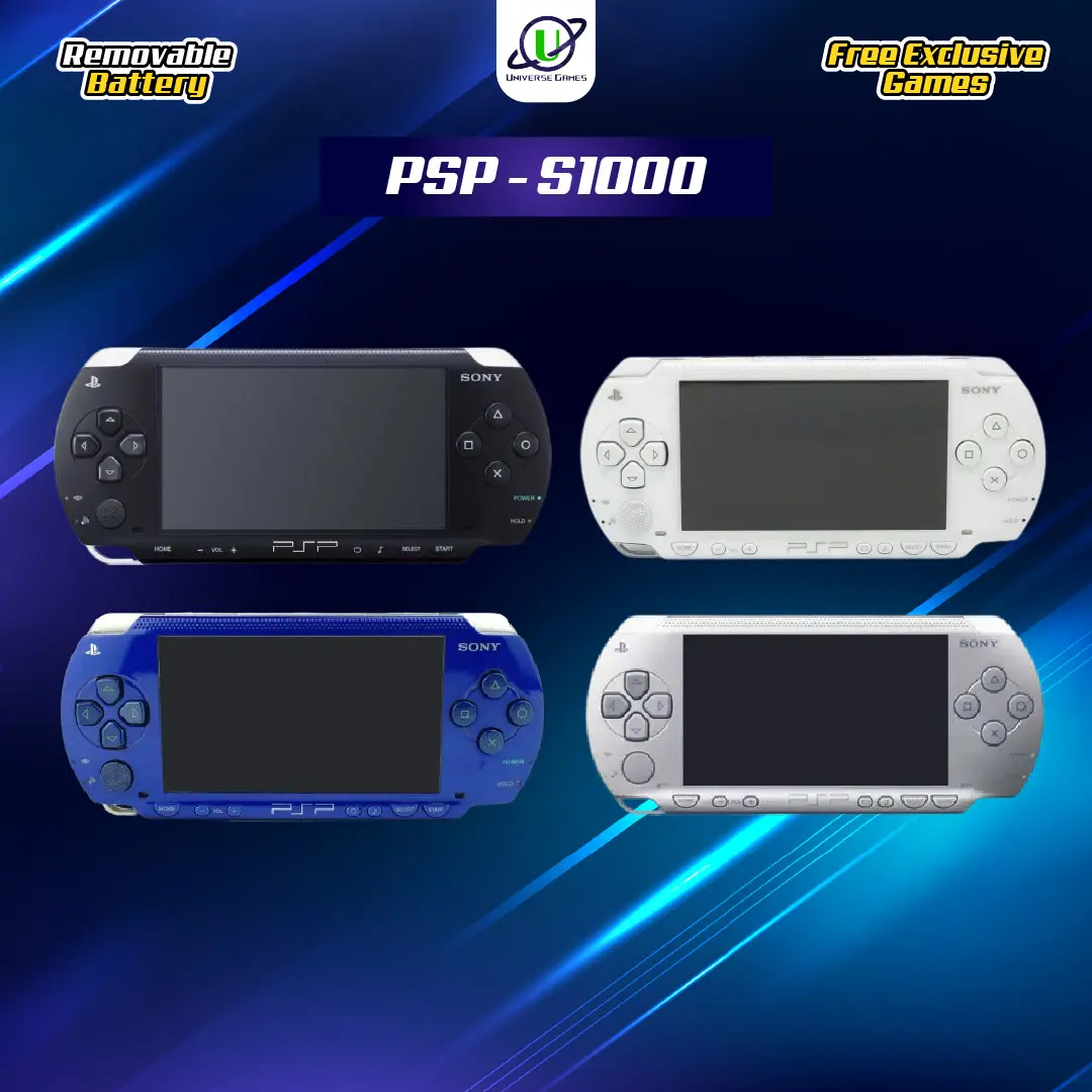 PSP S1000 Scon - Black/Blue/White/Silver - Fullgame