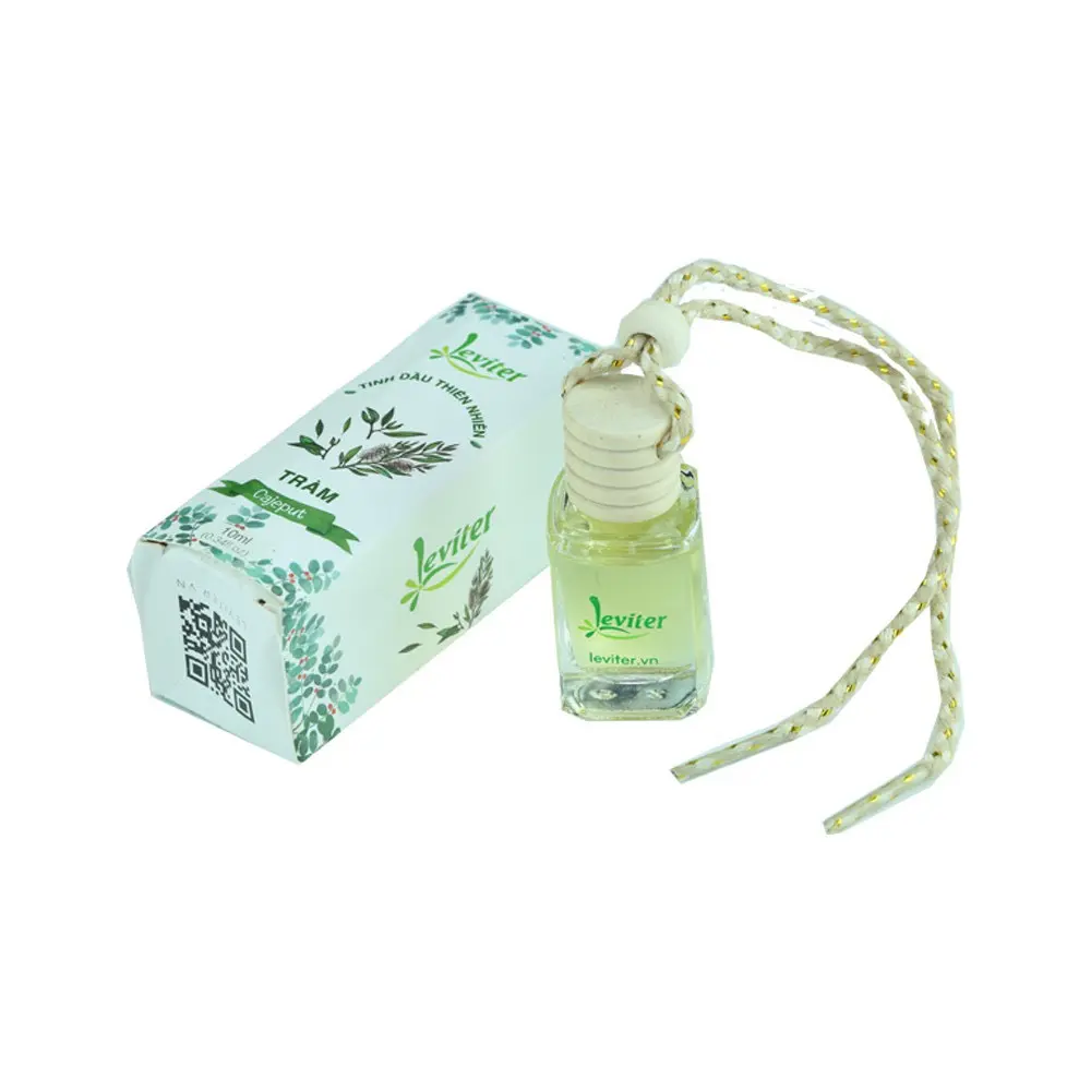 Lọ Treo Tinh dầu Tràm Leviter 10ml Treo Xe - Tủ Quần Áo - Khử Mùi - Thanh Lọc Không Khí