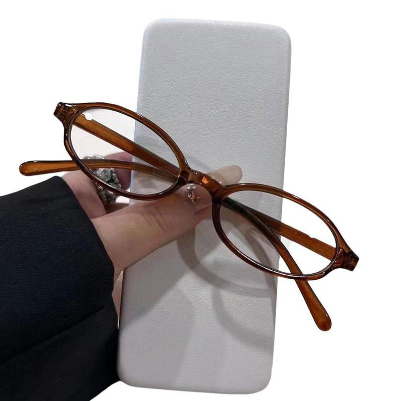Product Introduction of Retro Small Frame Hot Girl Oval Glasses Frame New Retro Blue Glasses Light Oval Anti T8O0 22