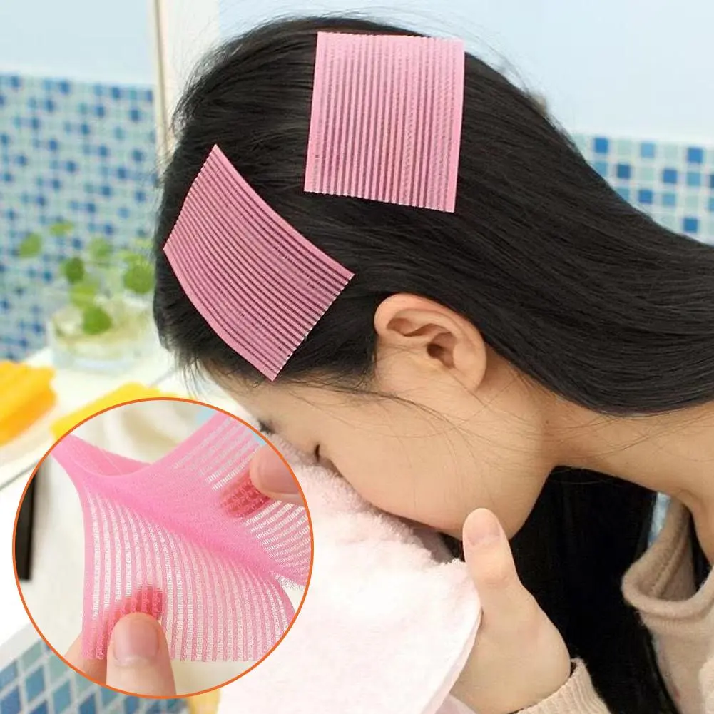 Miếng Dán Tóc, 2 Cái / bộ, Nhiều Màu Sắc, Dụng Cụ Tạo Kiểu Tóc, Miếng Dán Tóc Viền, Miếng Dán Tóc Mái Con, Cố Định, L8R9