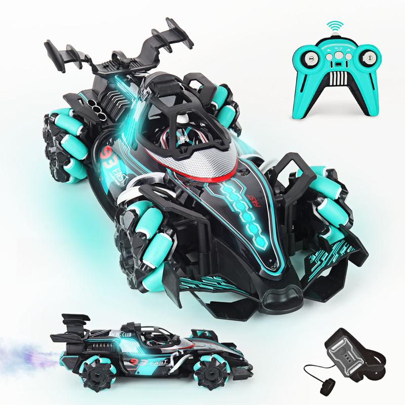 Product Introduction of Car Toy Remote Control Car Toy Four-Wheel Drive Light Spray Racing Gesture Induction F1 Equation Stunt Drift Car Children's 21