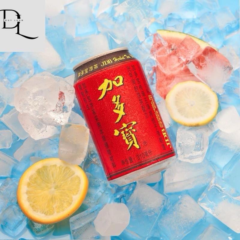 Trà thảo mộc jia duo bao trà thanh nhiệt,không sợ nóng trong thùng 24 lon 310ml ngày tết sử dụng giải nhiệt tuyệt vời luôn