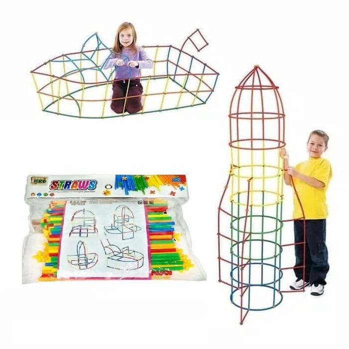 Gambar Magic Straw 200 (100 Pipa Sedotan + 100 Konektor) Mainan Edukasi Anak - Random dari Grandia Shop Kota Tangerang Selatan 4 Tokopedia