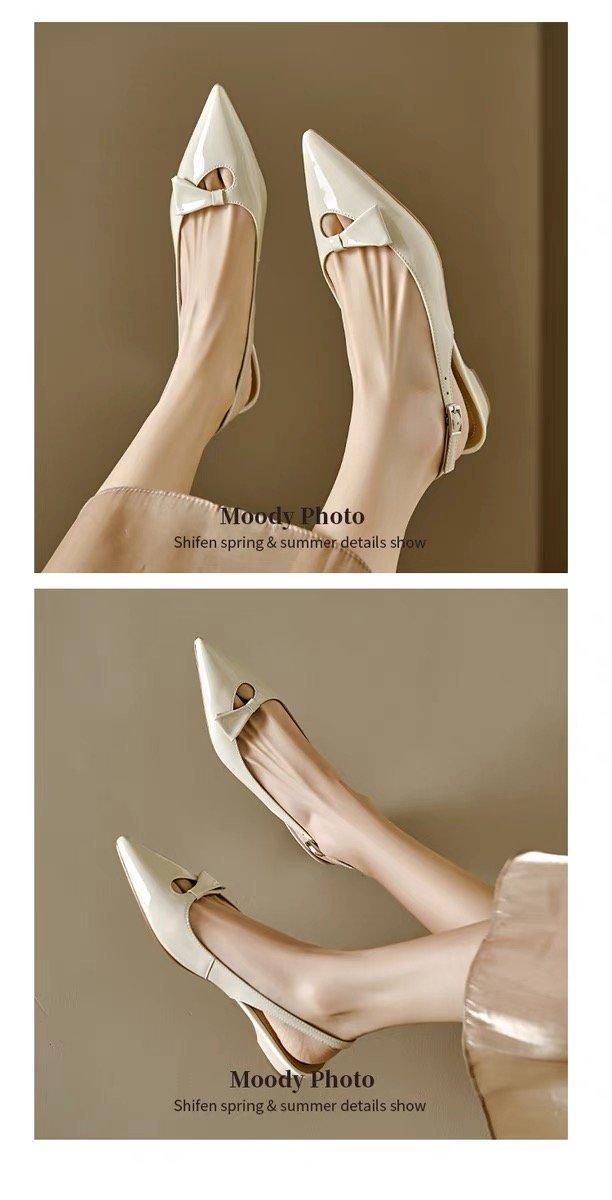 Product Introduction of Pointy heels for women Rubber buckle 22