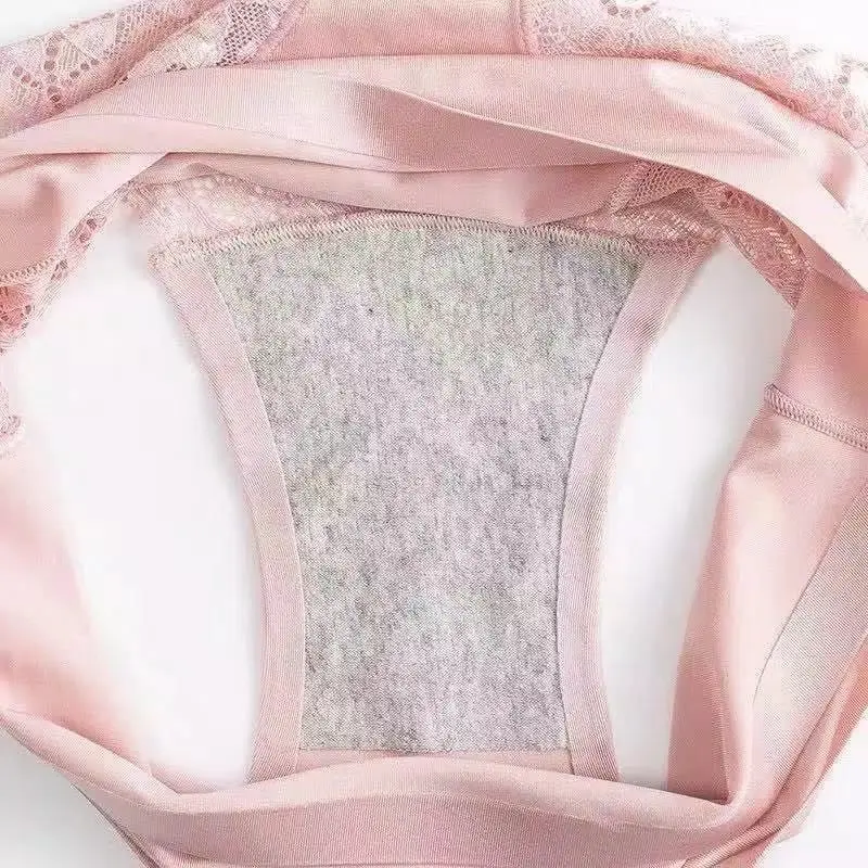 Shasha pakaian dalam wanita import celana dalam renda brief seamless ice silk lace cd ningrumshop | 3040 pita spandex  Busa Katun 6