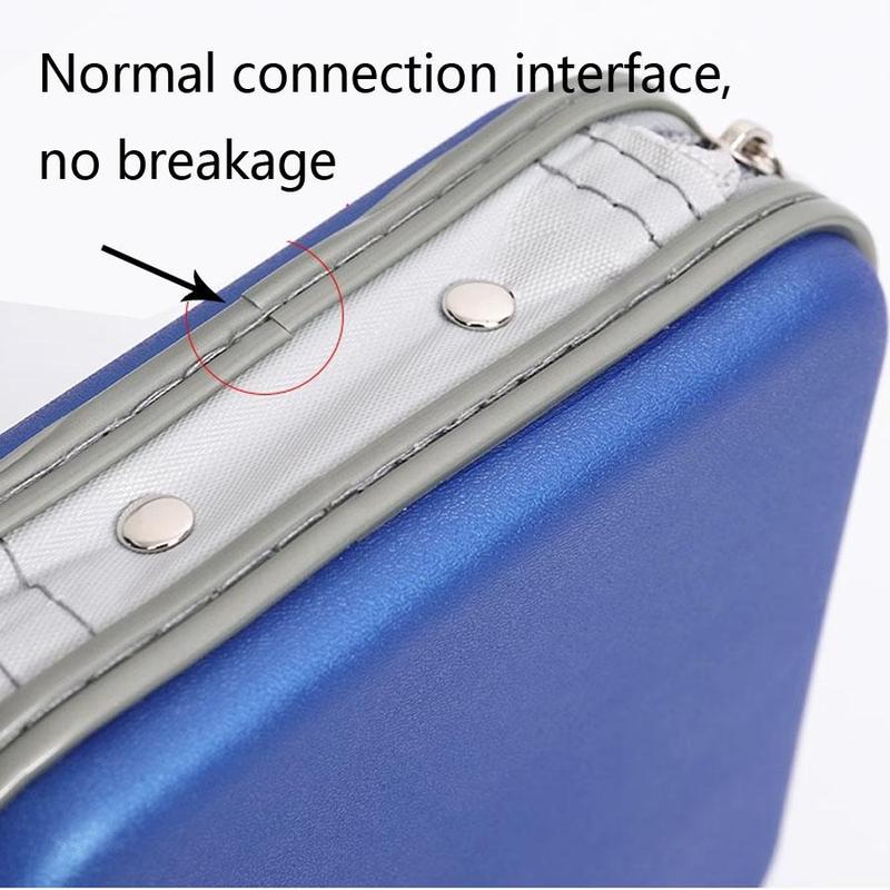 Product Introduction of Portable CD Zipper Storage Bag, Multi-grid CD Protection Case, Household Storage and Organization for Office School 5