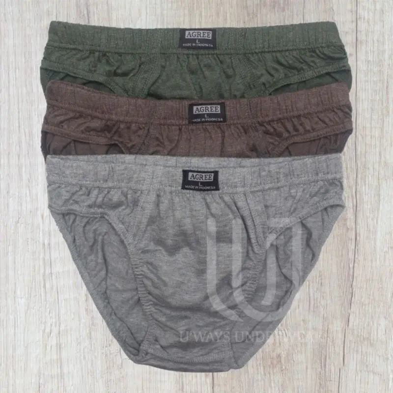 1 Box ( 3pcs ) Celana Dalam Pria Segitiga Premium AGREE