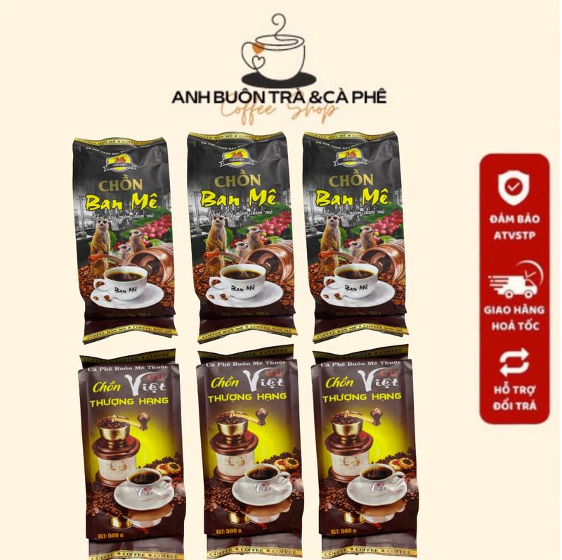 CÀ PHÊ CHỒN PHA PHIN TRUYỀN THỐNG 3KG 2 LOẠI THƯỢNG HẠNG + BAN MÊ Cafe Coffee