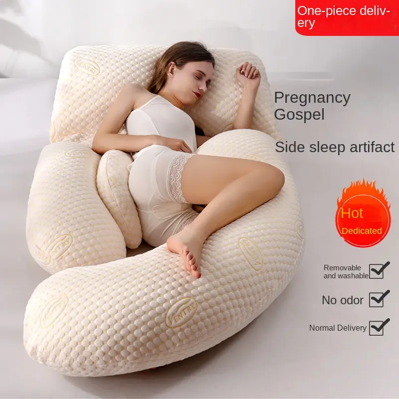 Gối bà mang thai hình chữ U, giúp bạn có giấc ngủ ngon nhất khi mang thai
