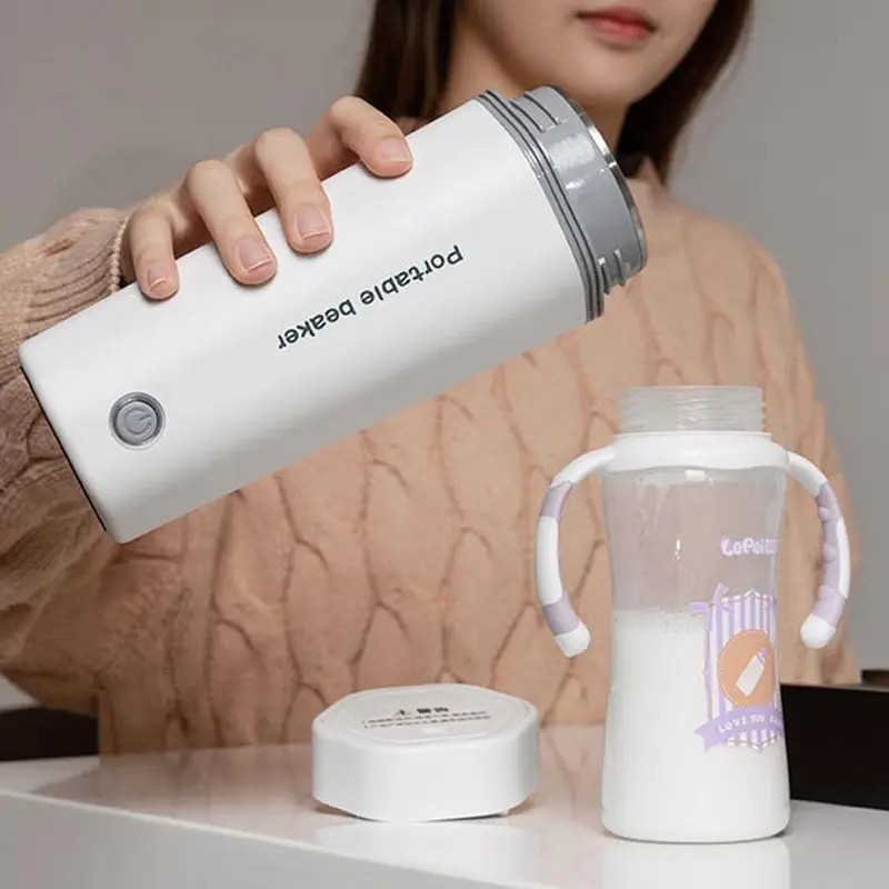 Portable Electric Kettle, Mini Hot Water Boiler, Small Travel Tea Kettle, Fast Boiling Water, One Cup Hot Water Maker 2