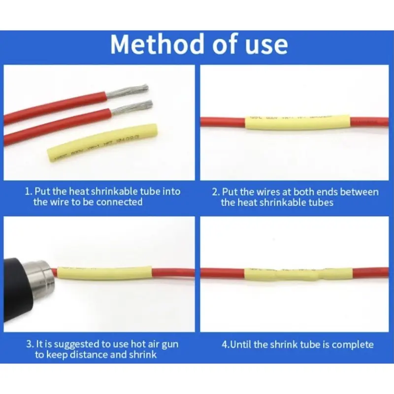 Heat Shrink / Selongsong Isolasi Bakar untuk Pelapis Pelindung Kabel 6