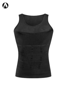 Chaleco moldeador de cuerpo para hombres, Camisa de compresión para ginecomastia, Ropa interior con control de abdomen, Diseño ajustado para hombres