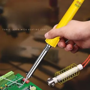 Solder Listrik Plastik/Alat Solder Soldering Alat Patri Listrik 60 Watt Soldering Iron/Solder 60 Watt Soldering Iron Solder 60w/Solder Plastik / Kayu 40watt Visero Soldering Iron 40w 40 Watt