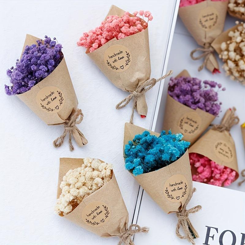 Artificial Flower Bouquet, 8 Counts Mini Random Color Faux Flower, Decoration Supplies for Home Party Wedding Festival 3