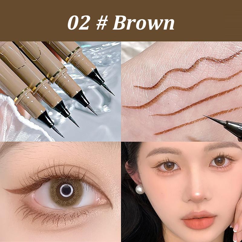 Product Introduction of Cotton-tipped Liquid Eyeliner Pen It Dries Quickly Is Waterproof Long-lasting Smooth Smudge-proof and Is An Eye Makeup Tool 15