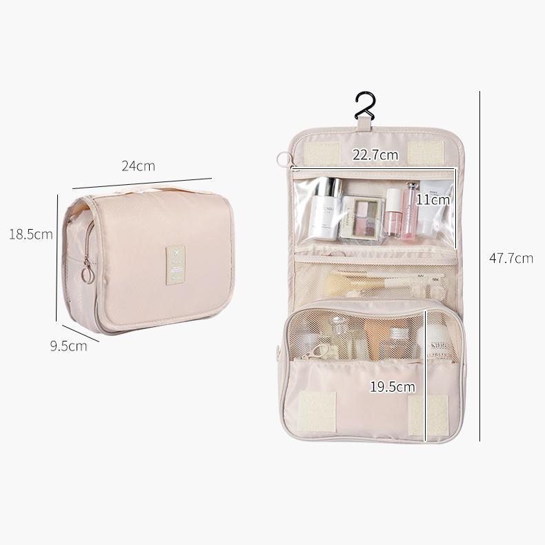 Product Introduction of Túi đựng mỹ phẩm đồ trang điểm cá nhân du lịch đa năng có quai và móc treo HL093 Nam Bag 18