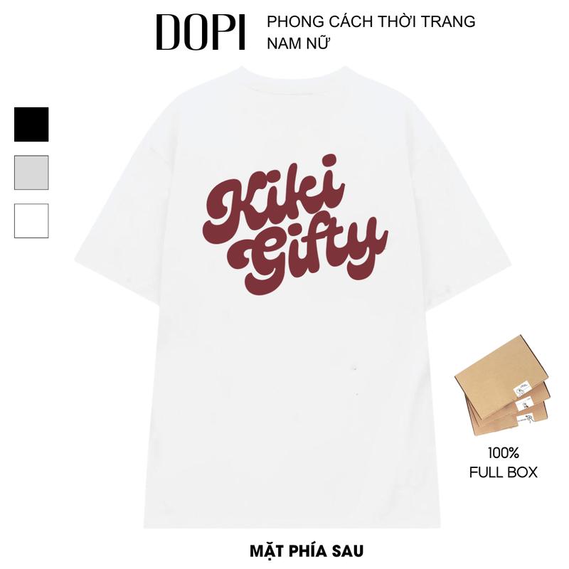 ( Tặng Hộp Box ) Áo Thun Tay Lỡ In Hình Taff Kiki.Gifty by Leena, Chất Cotton Co Giãn 2 Chiều , Mêm Mịn 1