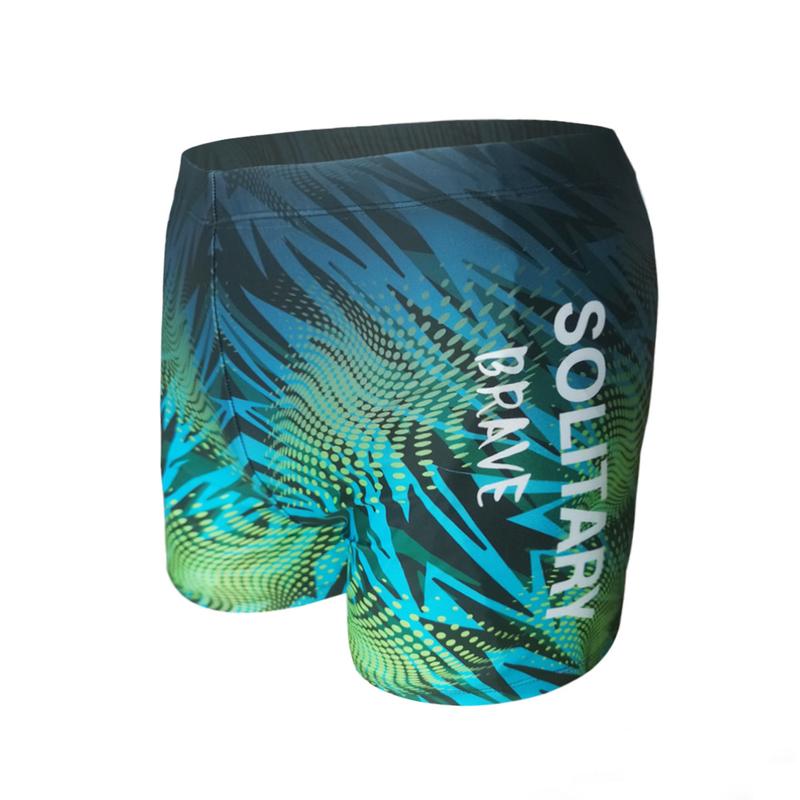 Product Introduction of Adult Men's Swimming Trunks Fashionable Printed Boxers plus-Sized plus Size Quick-Drying Swimming Equipment Hot Spring Swimming Trunks 22