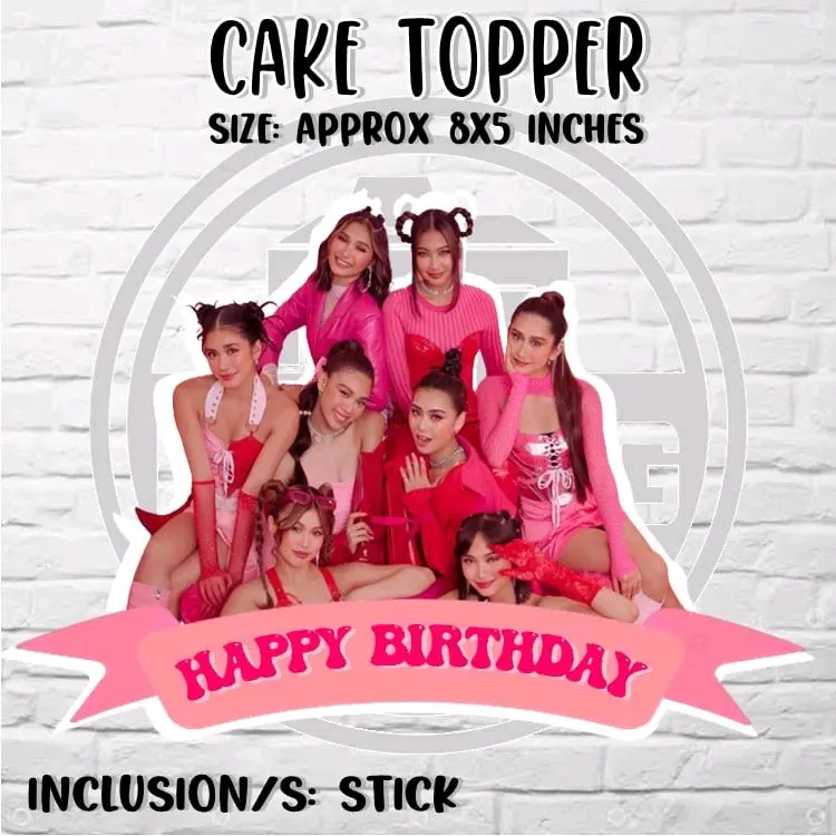 Bini theme cake topper custom