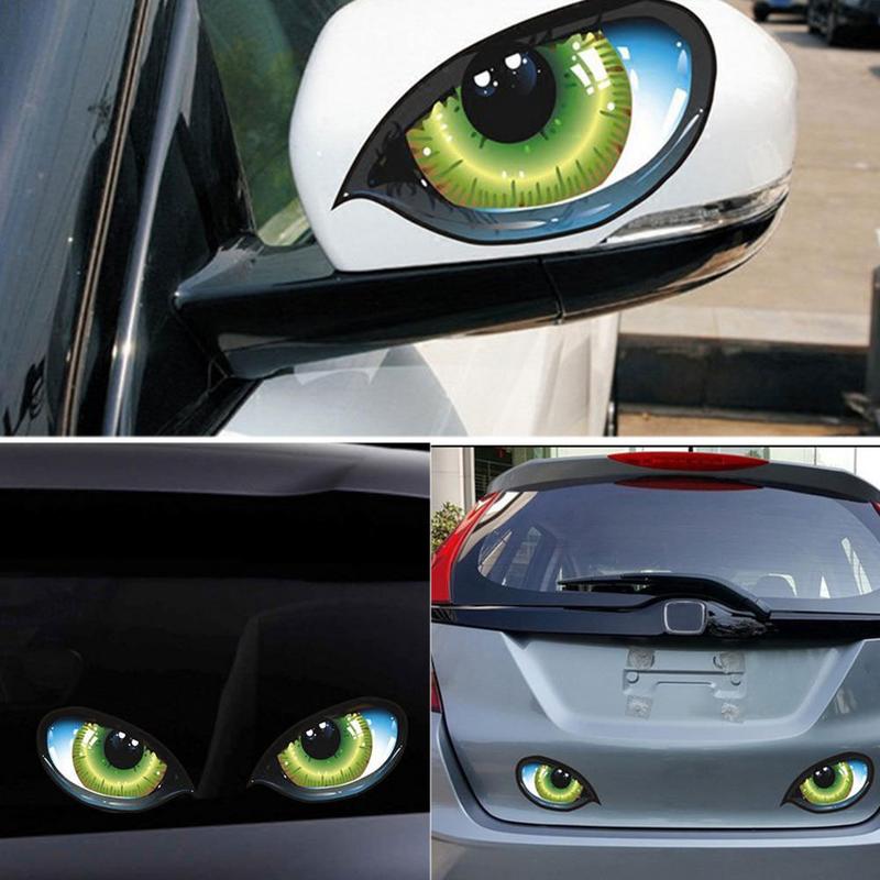 Cars Auto 3D Horrible Eyes Eye Sticker Decal Decor #269128 - TikTok ...
